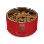 White Oak Brand Stainless Pet Bowl — 18oz Ceramic-Look Metal Dog & Cat Dish