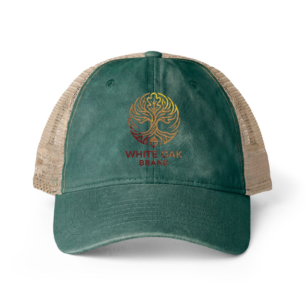 Women's Washed Mesh-Back Cap