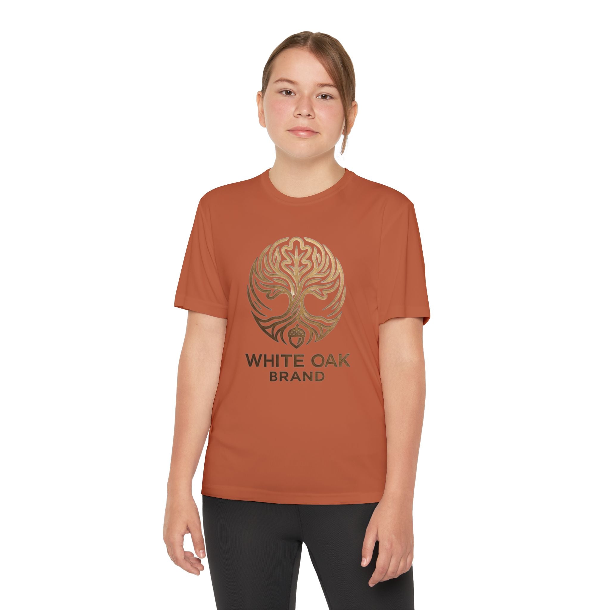 White Oak Brand Youth Tee — Tree Logo Athletic Shirt