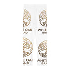 Kids Leggings — White Oak Brand Logo All-Over Print