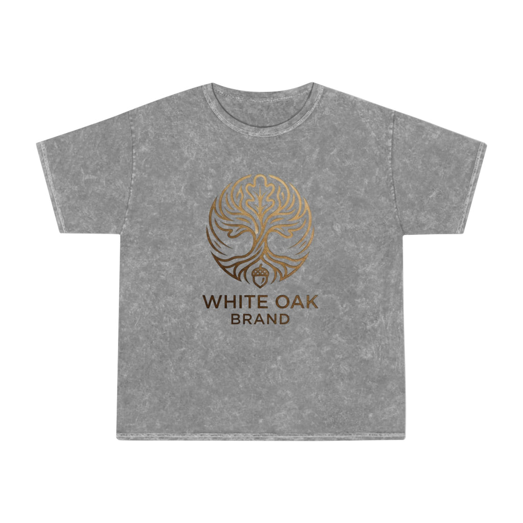 White Oak Brand Mineral-Wash Tee — Tree of Life Logo Shirt