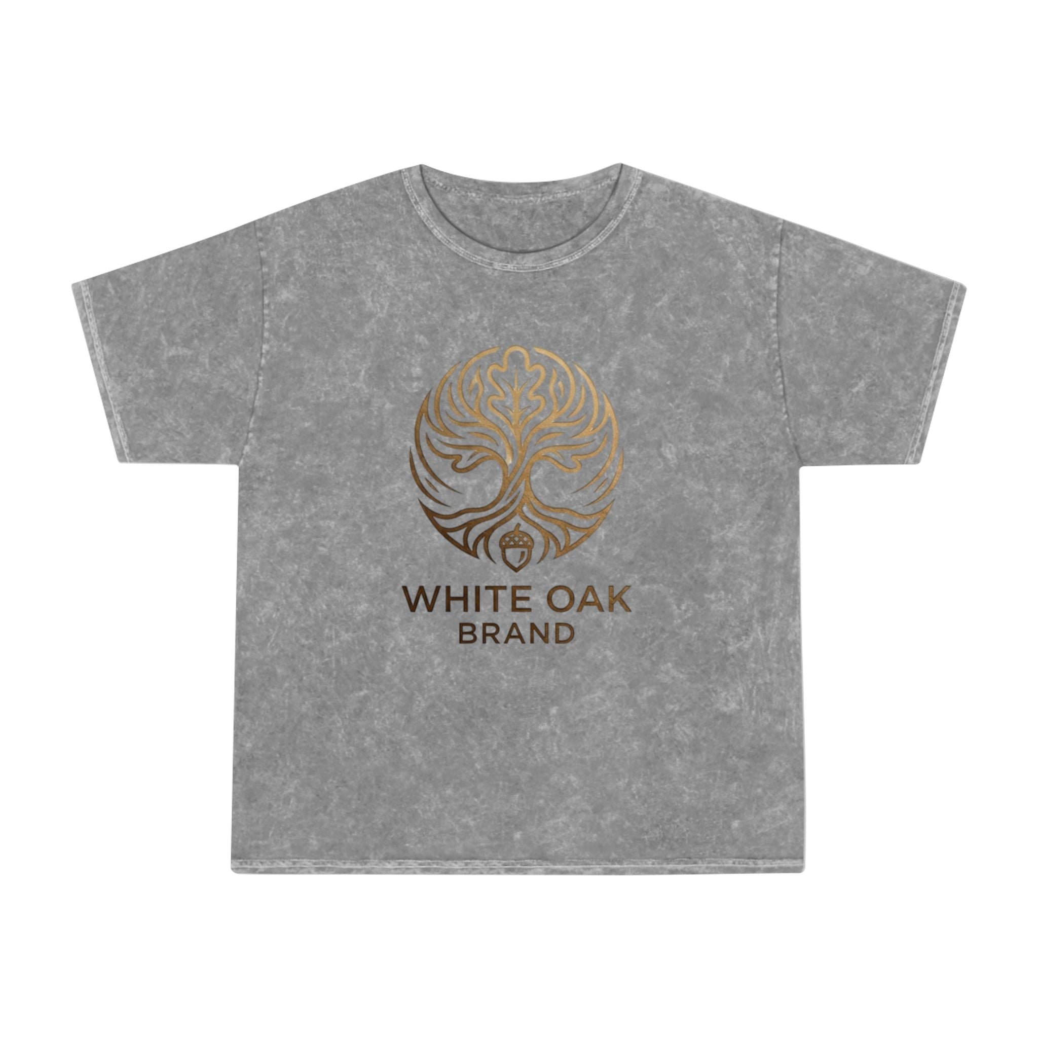 White Oak Brand Mineral-Wash Tee — Tree of Life Logo Shirt
