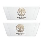 White Oak Logo Slide Sandals — Men's Removable-Strap Pool Slides