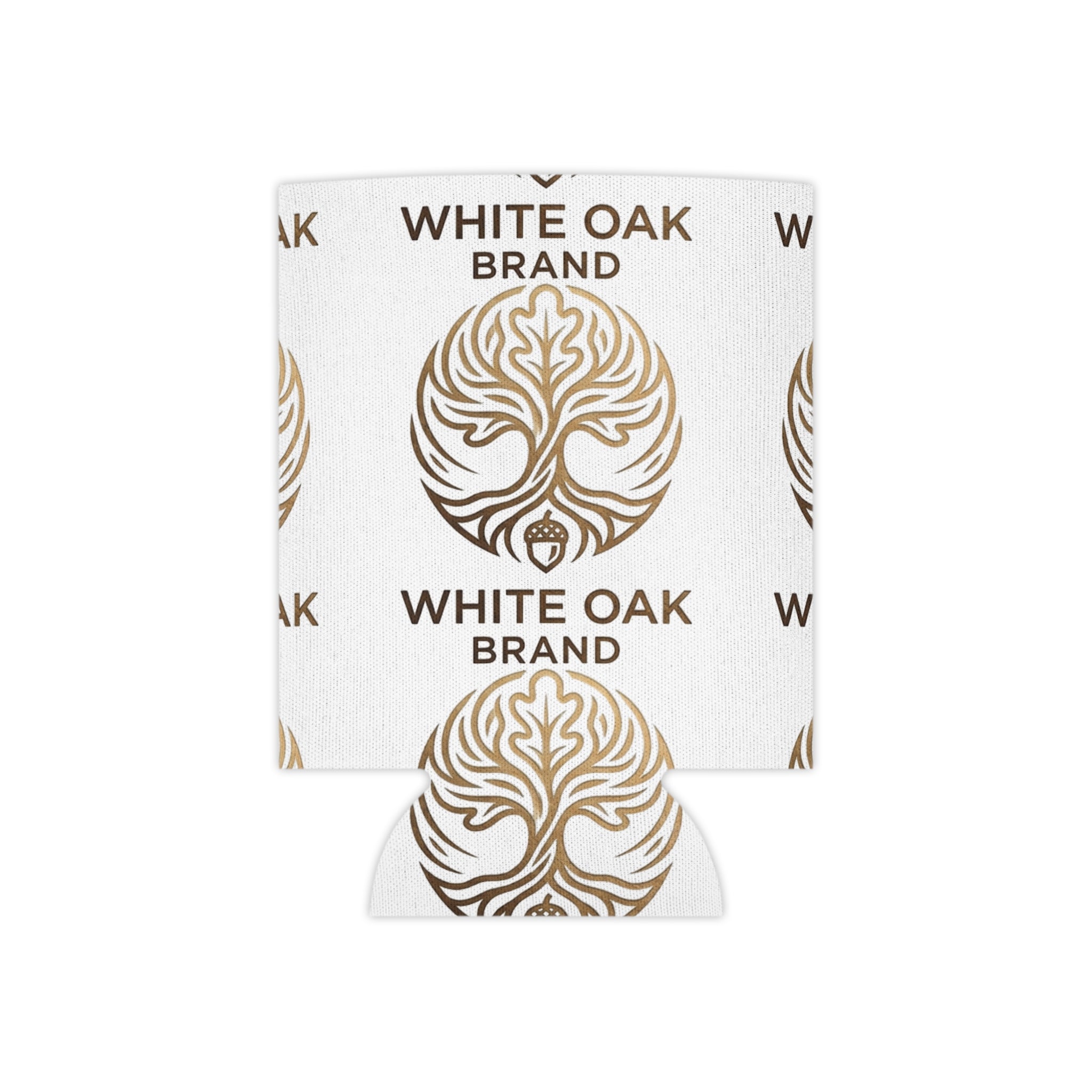 White Oak Brand Can Cooler – Branded Logo Beverage Koozie