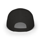 Red Low-Profile Baseball Cap — Gold White Oak Brand Tree Logo