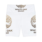 Workout Shorts — White Oak Brand Logo All-Over Print