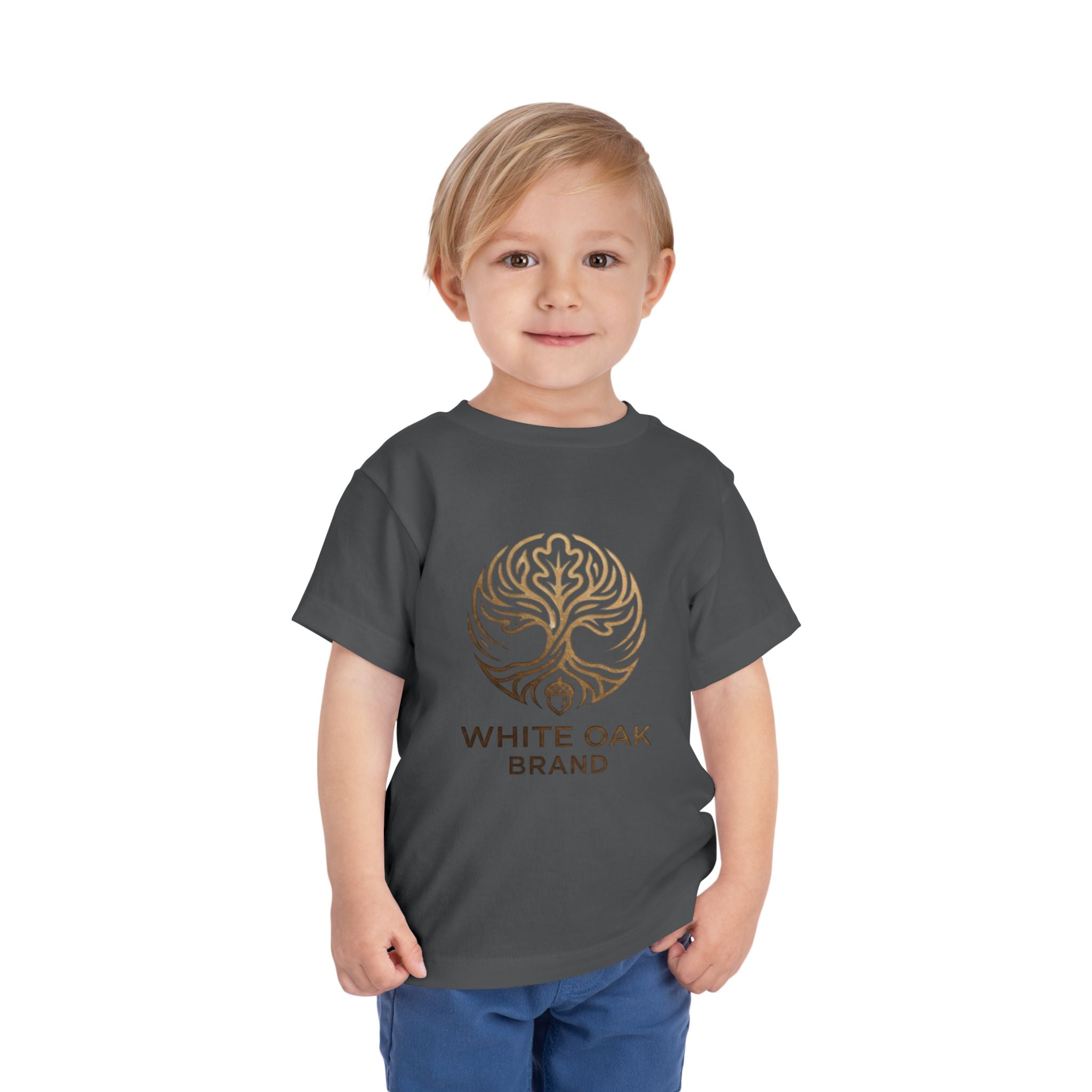 Toddler Tee — White Oak Brand Logo Kids' Short Sleeve Shirt