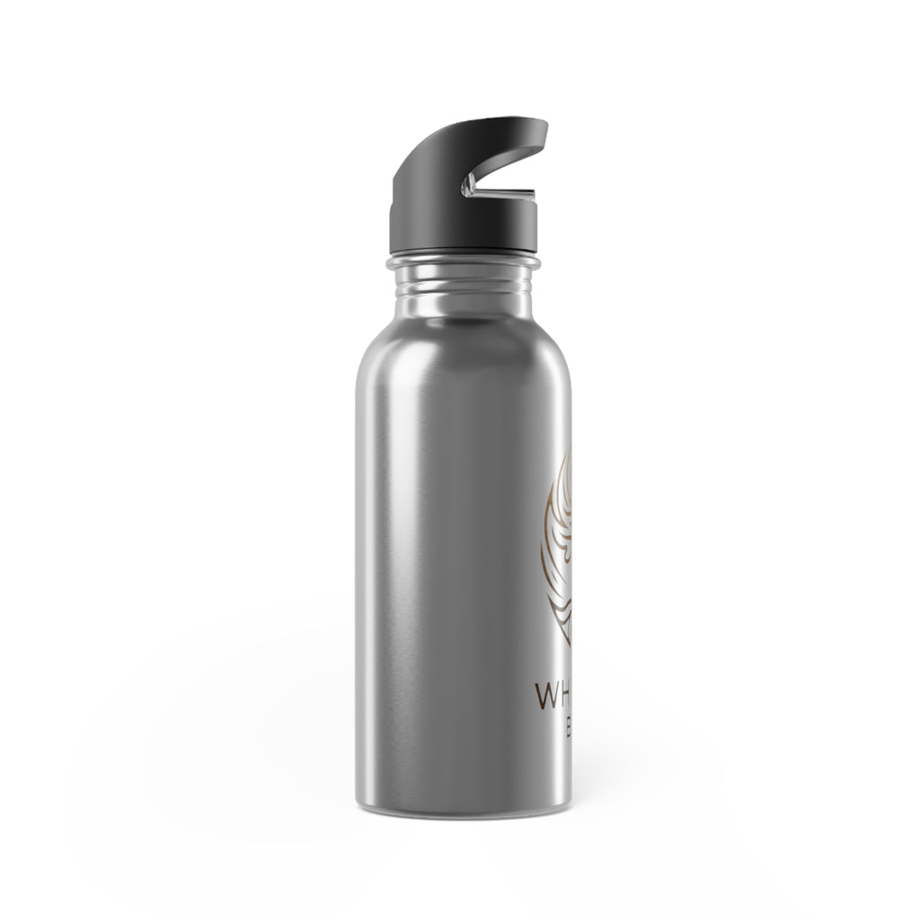 White Oak Stainless Steel Water Bottle (20oz) - Insulated Straw Bottle