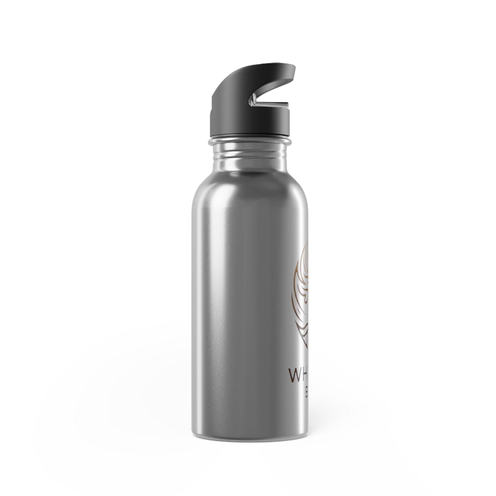 White Oak Stainless Steel Water Bottle (20oz) - Insulated Straw Bottle