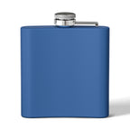 White Oak Brand 6oz Stainless Steel Flask — Engraved Oak Logo Hip Flask, Gift for Groomsmen & Outdoor Enthusiasts