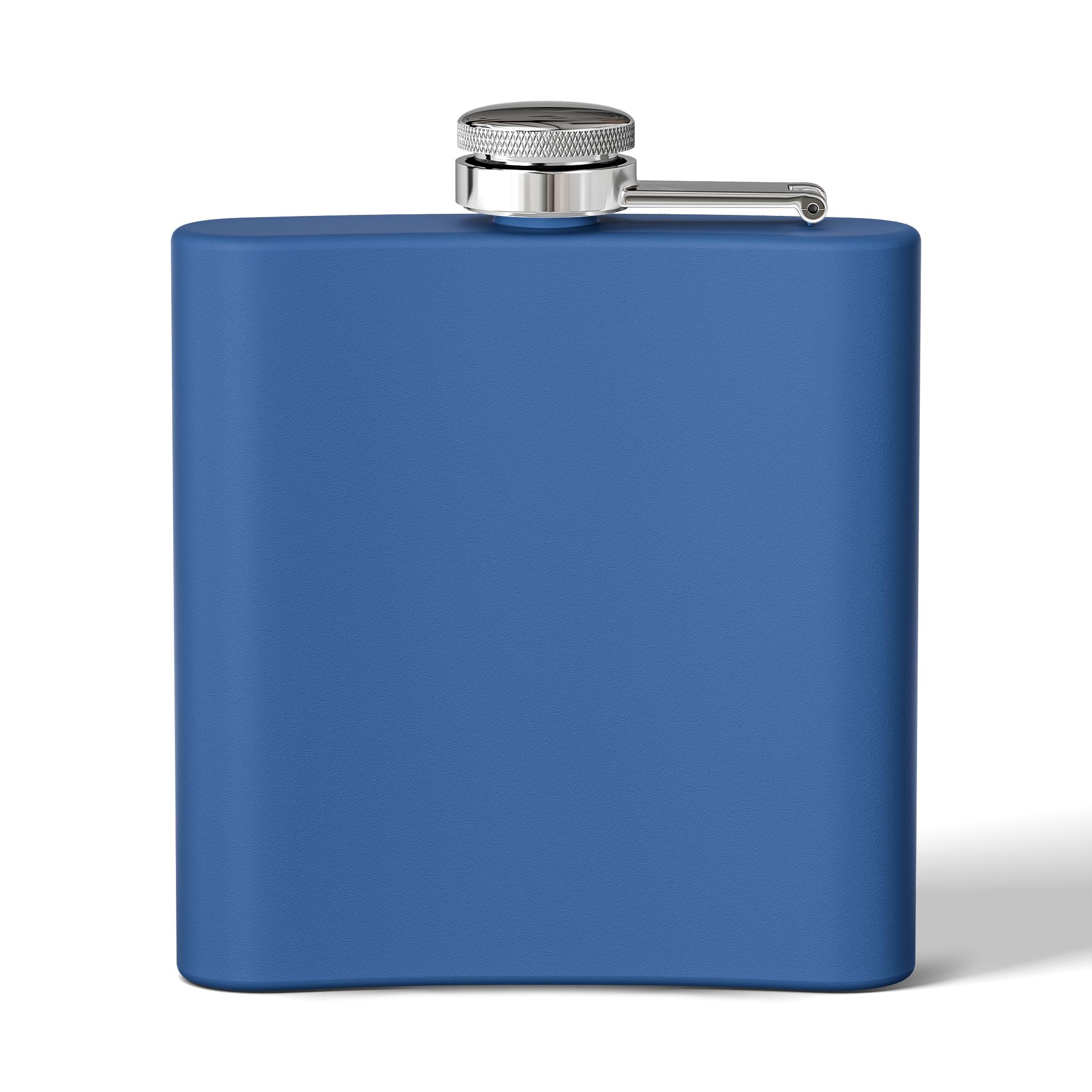 White Oak Brand 6oz Stainless Steel Flask — Engraved Oak Logo Hip Flask, Gift for Groomsmen & Outdoor Enthusiasts