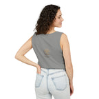 White Oak Brand Tank Top — Minimal Tree Logo Chest Print