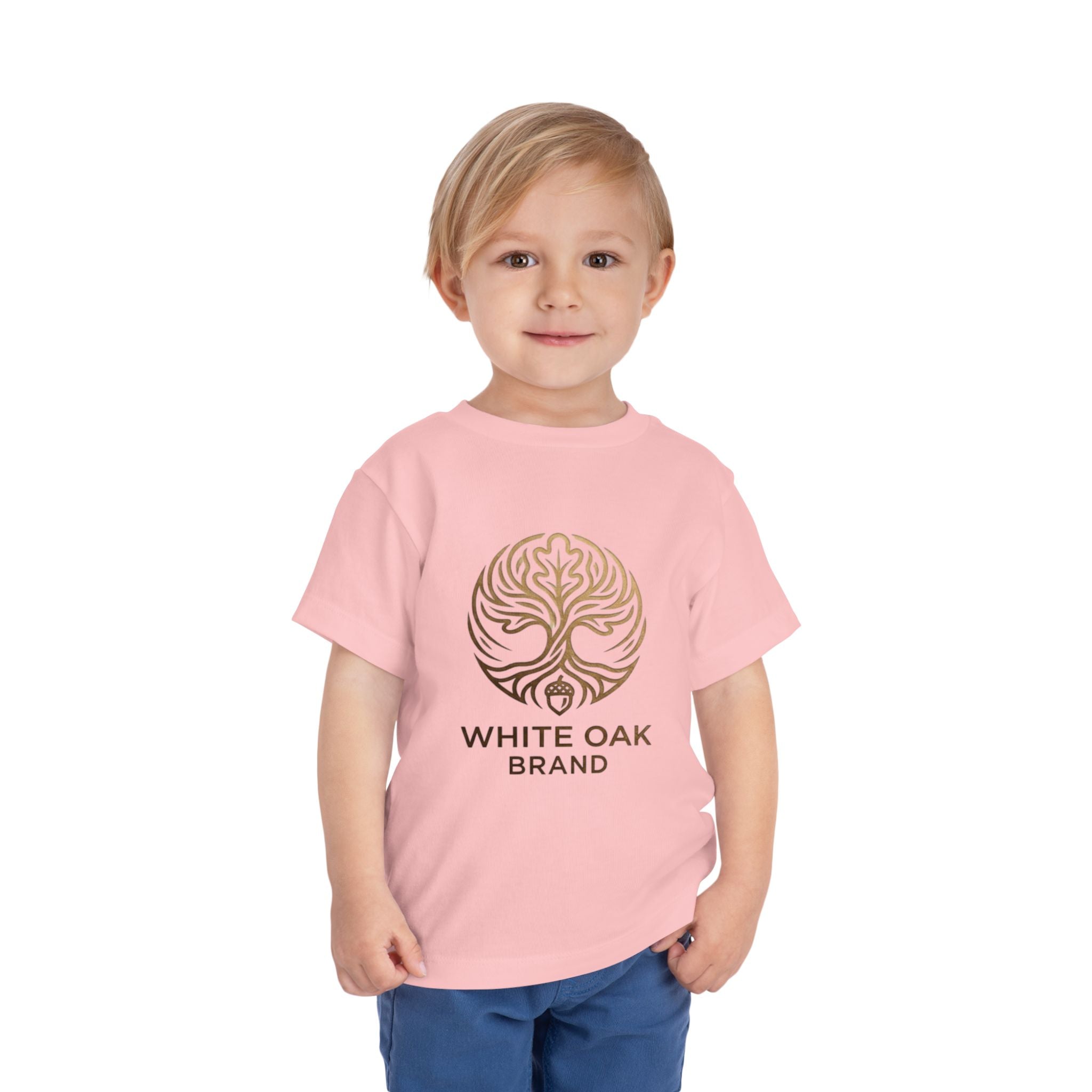Toddler Tee — White Oak Brand Logo Kids' Short Sleeve Shirt