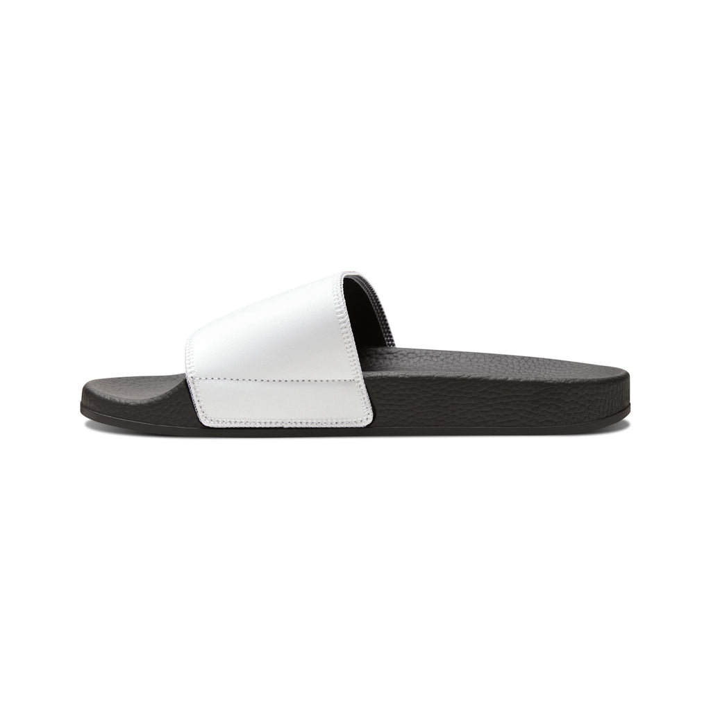 White Oak Logo Slide Sandals — Men's Removable-Strap Pool Slides