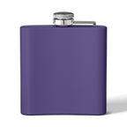White Oak Brand 6oz Stainless Steel Flask — Engraved Oak Logo Hip Flask, Gift for Groomsmen & Outdoor Enthusiasts