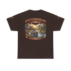 White Oak Brand 'Land of the Free' Graphic Tee — Patriotic Outdoorsman T-Shirt
