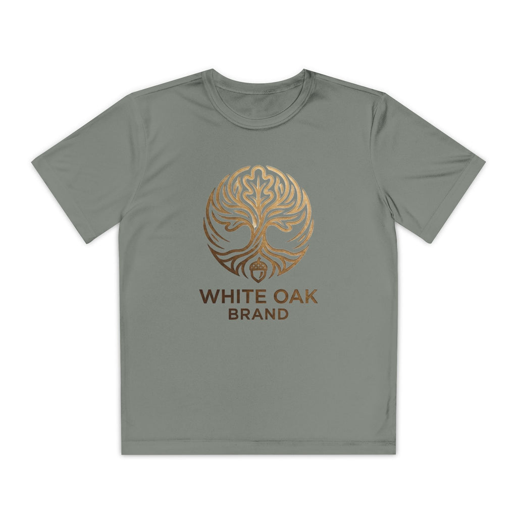 White Oak Brand Youth Tee — Tree Logo Athletic Shirt