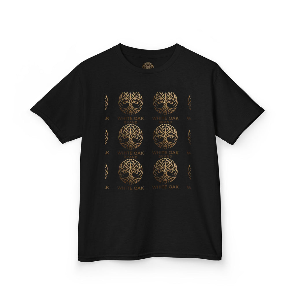 Kids White Oak Tree Tee – Vintage Botanical Tree Graphic Shirt