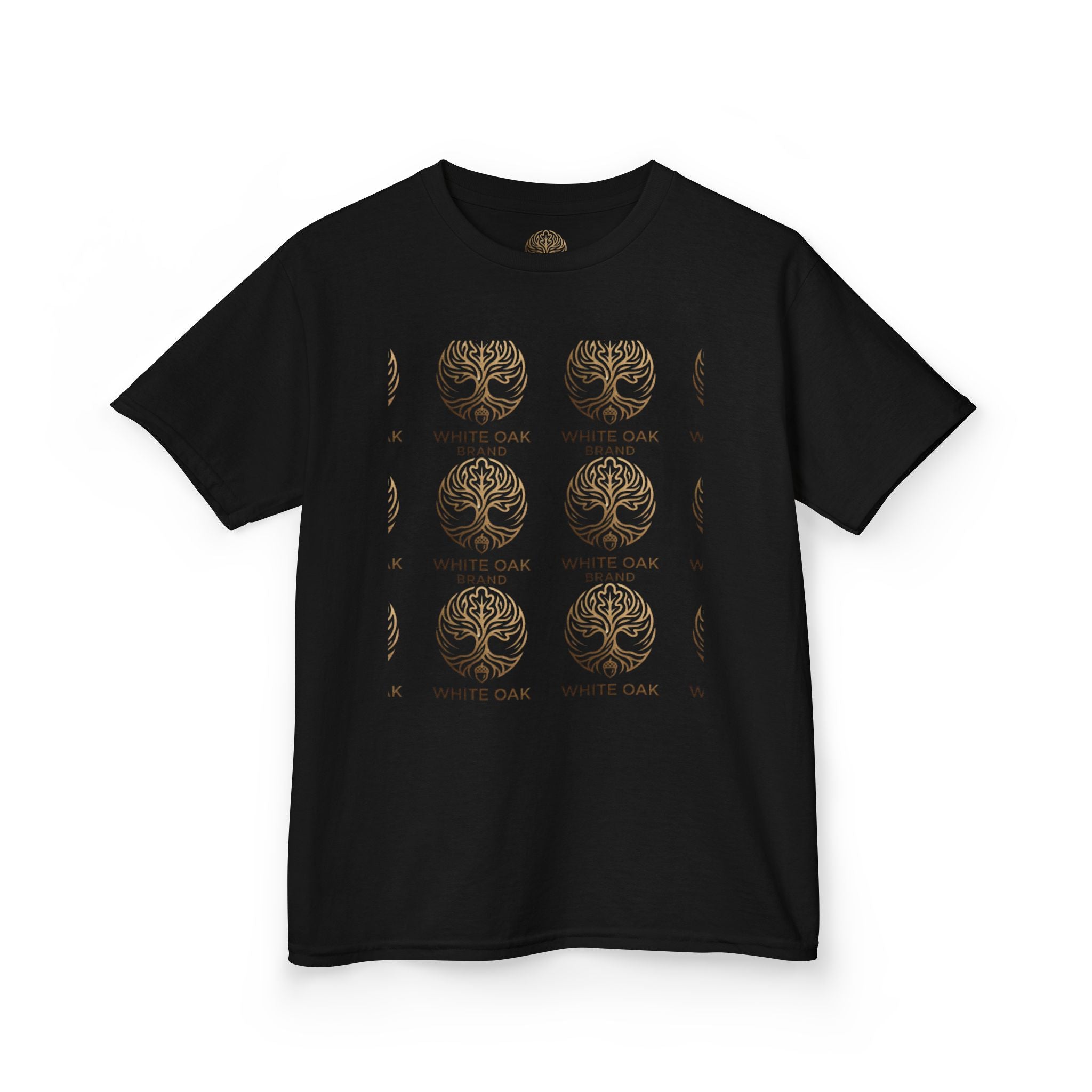 Kids White Oak Tree Tee – Vintage Botanical Tree Graphic Shirt
