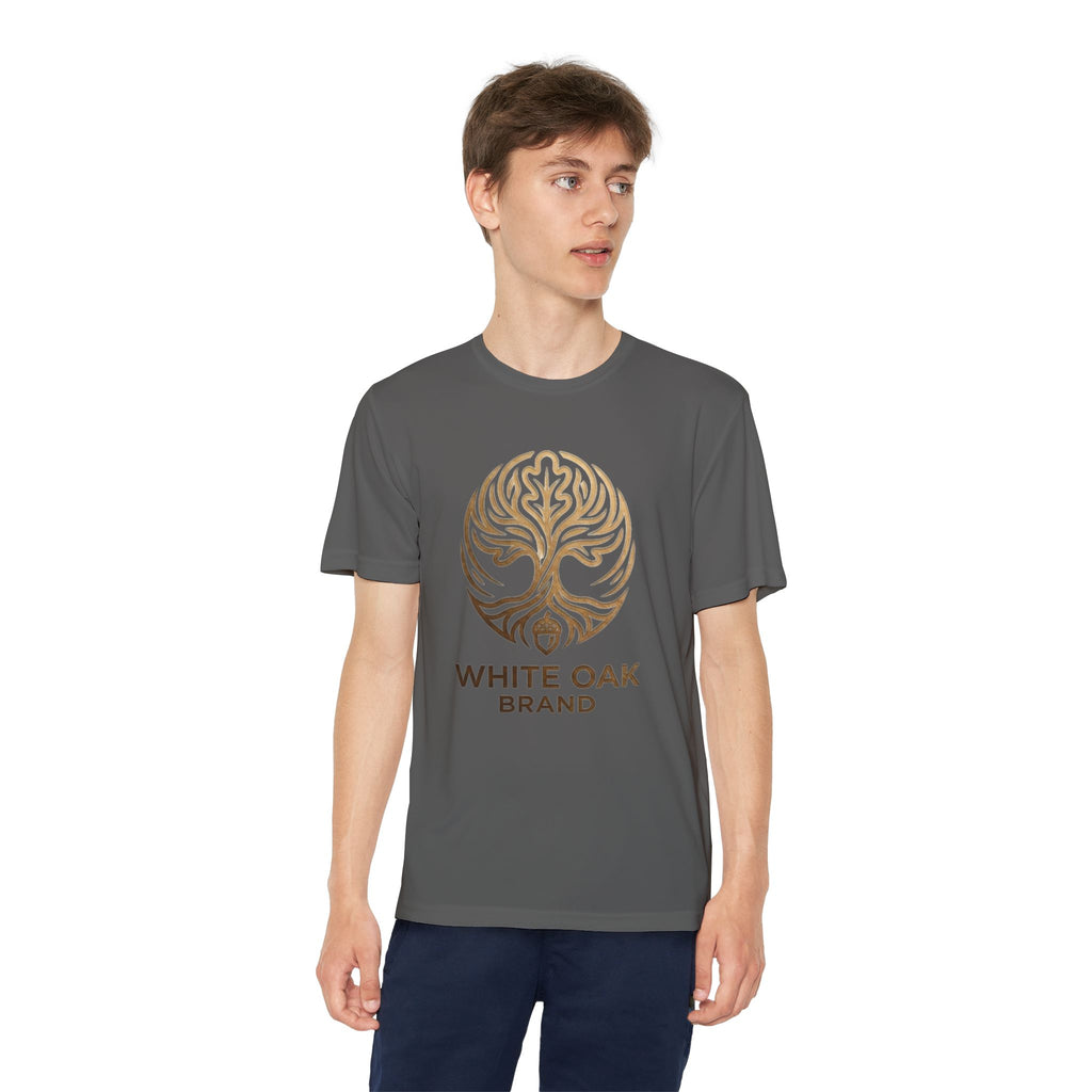White Oak Brand Youth Tee — Tree Logo Athletic Shirt