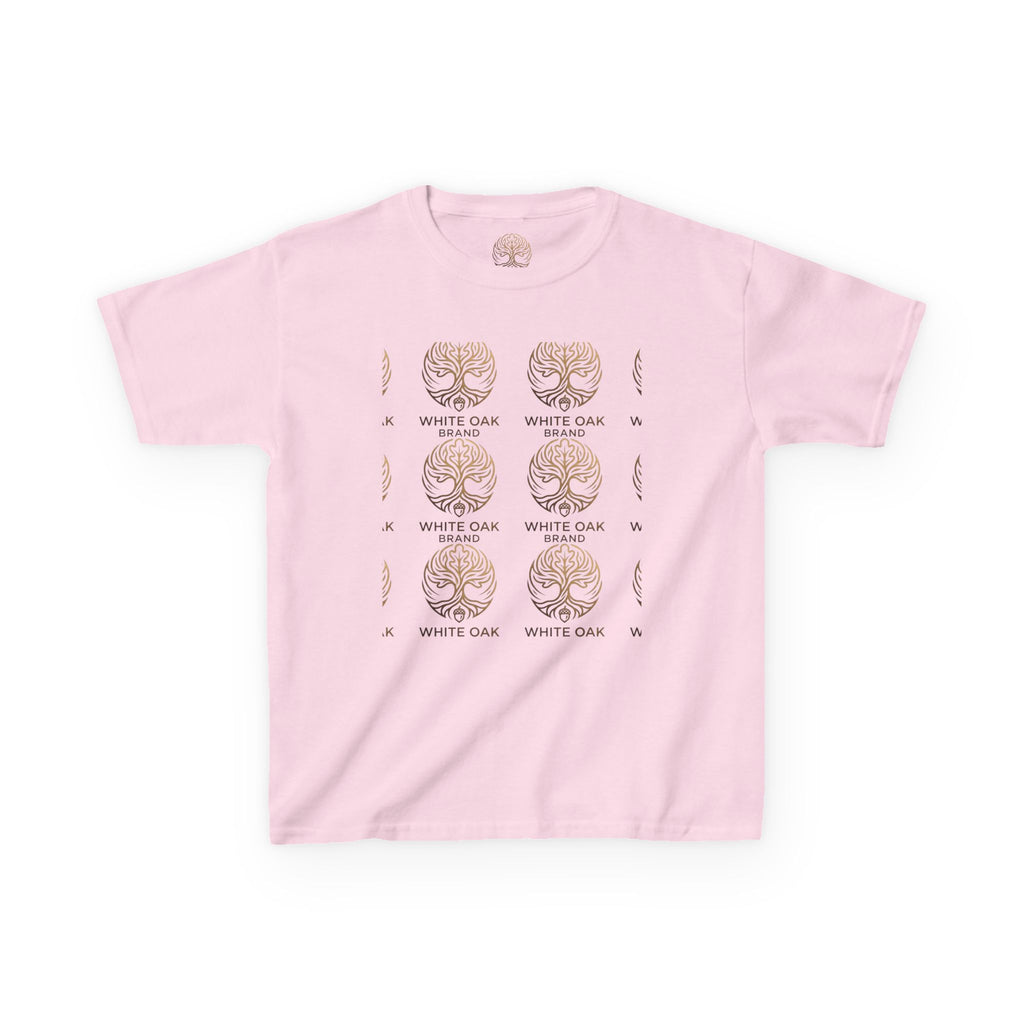 Kids White Oak Tree Tee – Vintage Botanical Tree Graphic Shirt