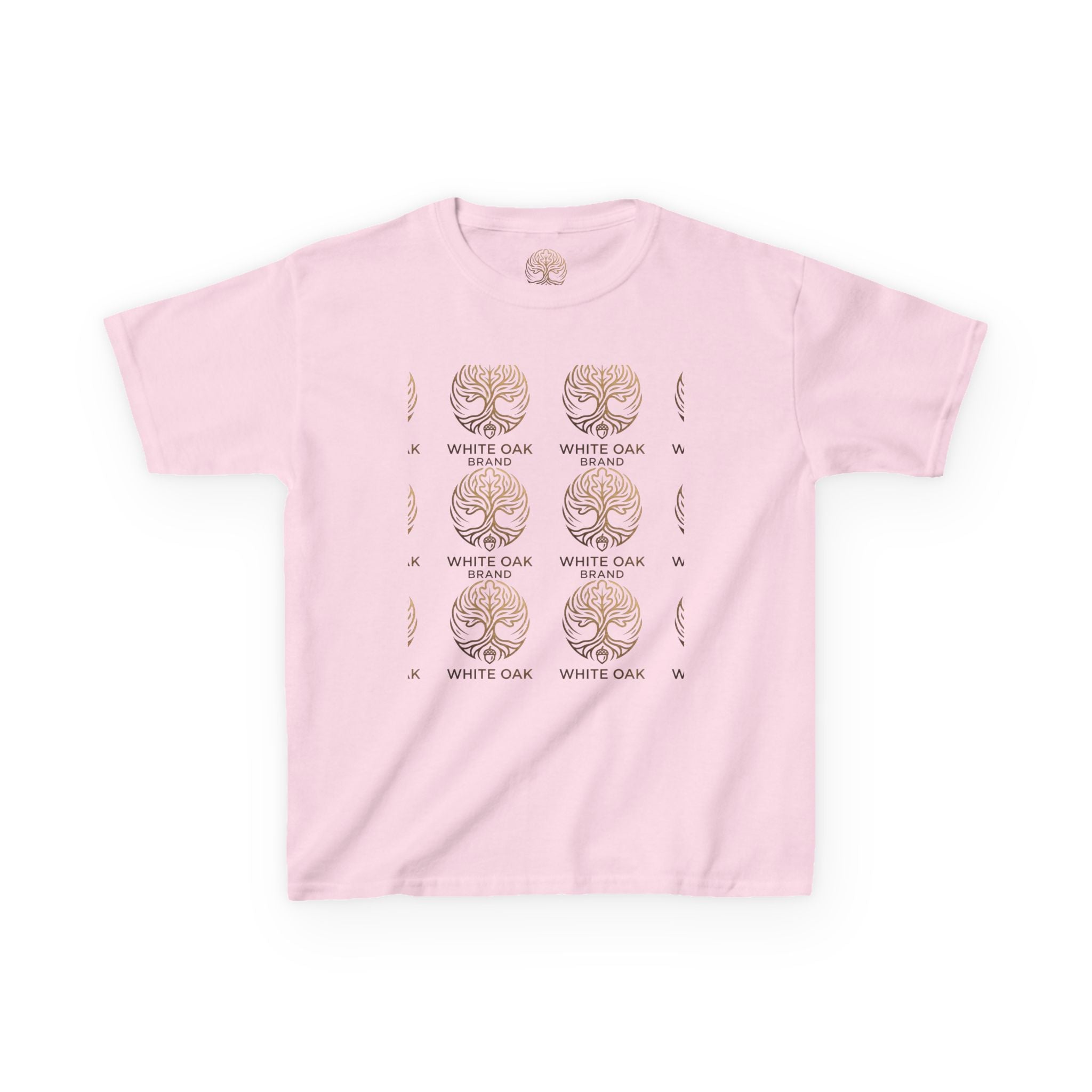 Kids White Oak Tree Tee – Vintage Botanical Tree Graphic Shirt