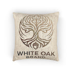 Woven Pillow — White Oak Brand Tree of Life Decorative Throw Pillow