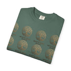 White Oak Brand Repeat Logo T-Shirt — Vintage Tree Skull Graphic Tee