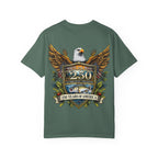 White Oak Brand Logo T-Shirt — Repeated Tree Emblem Tee