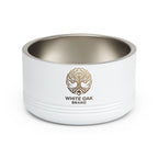 White Oak Brand Stainless Pet Bowl — 18oz Ceramic-Look Metal Dog & Cat Dish