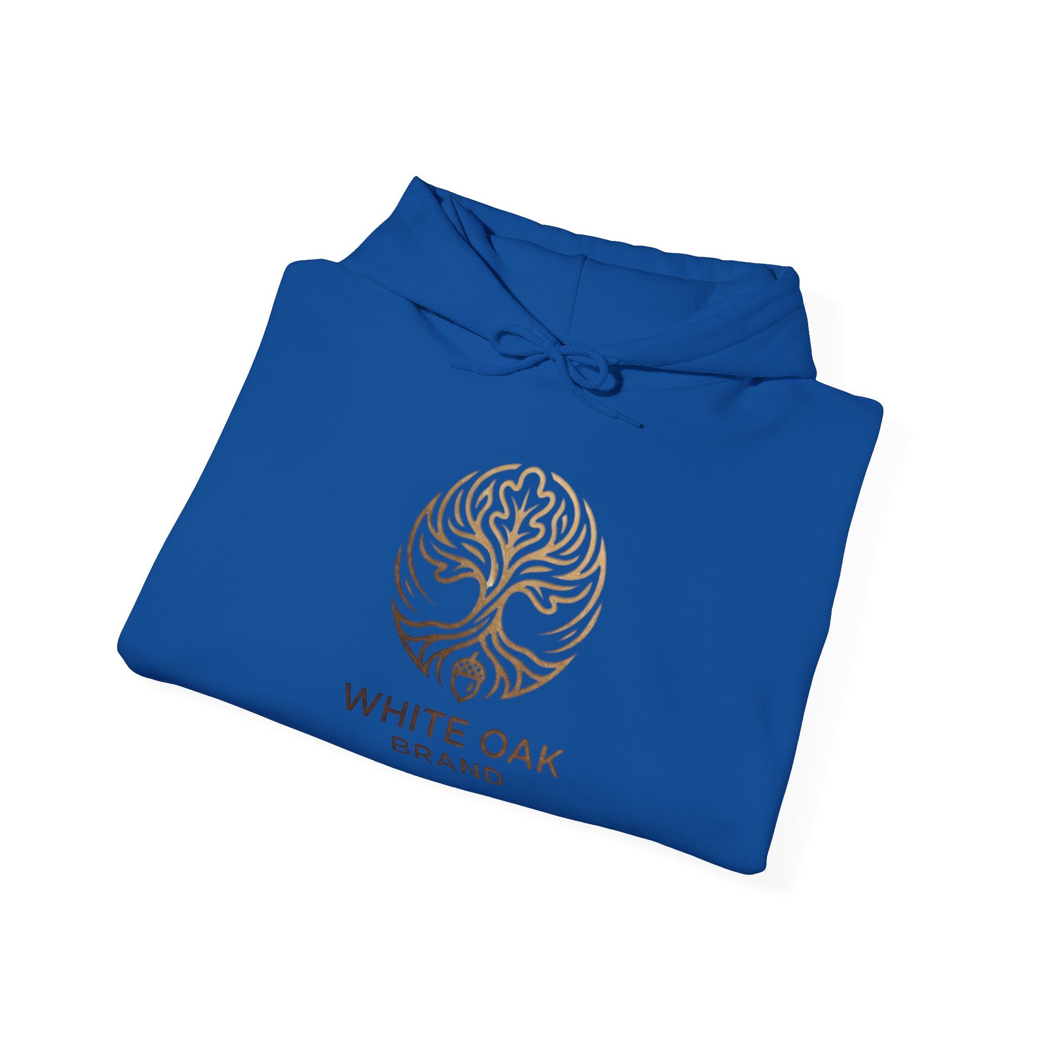 White Oak Brand Hoodie — Sunflowers, Fox & Rustic Nature Graphic
