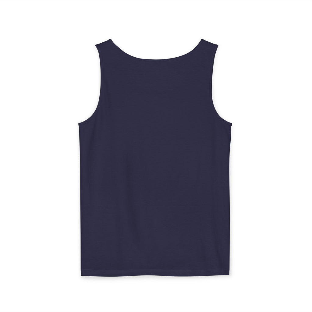 White Oak Brand Logo Tank Top — Minimal Tree Emblem Summer Tank