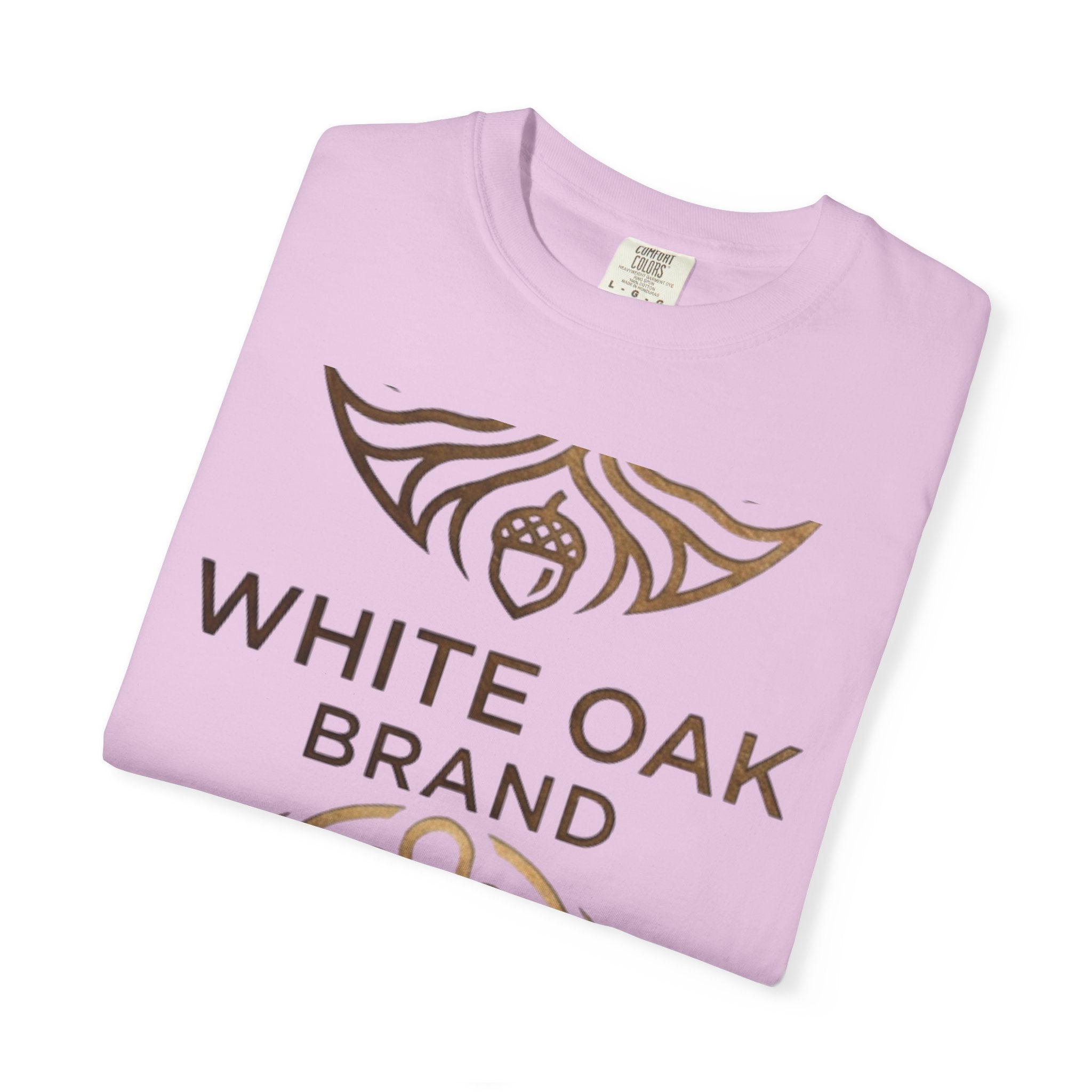 White Oak Brand Repeat Logo T-Shirt — Vintage Tree Skull Graphic Tee