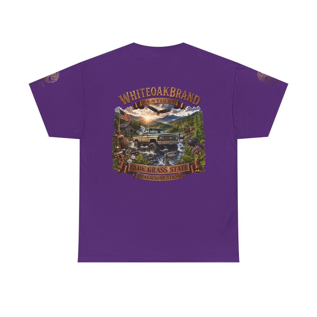 Vintage Off-Road Truck Tee — White Oak Brand "Bluegrass State" Graphic T-Shirt