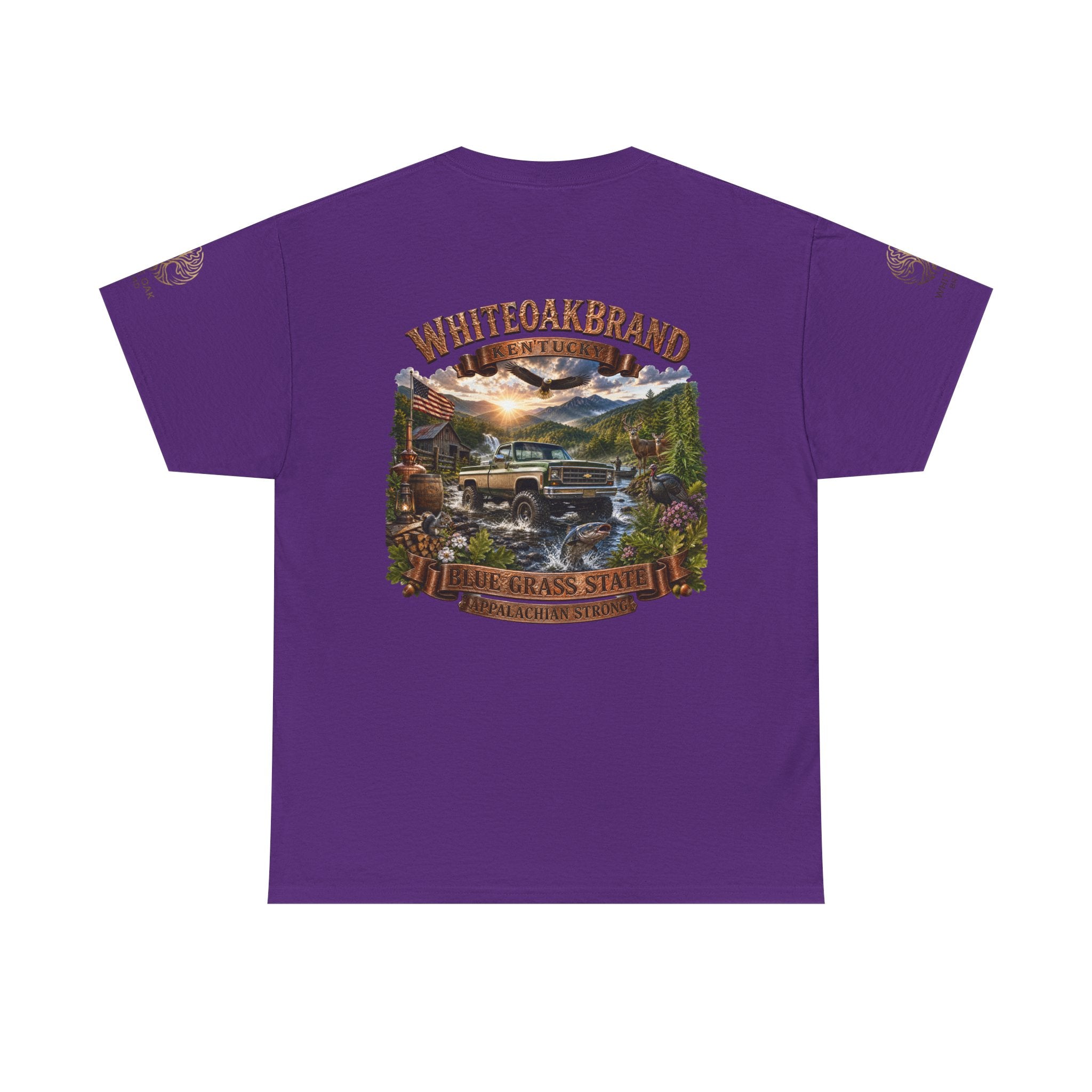 Vintage Off-Road Truck Tee — White Oak Brand "Bluegrass State" Graphic T-Shirt