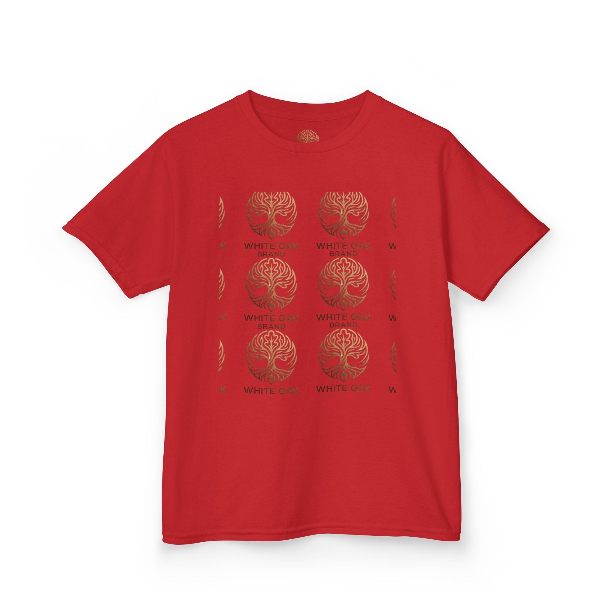 Kids White Oak Tree Tee – Vintage Botanical Tree Graphic Shirt