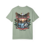White Oak Brand Repeat Logo T-Shirt — Vintage Tree Skull Graphic Tee