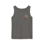 White Oak Brand Tank Top — Minimal Tree Logo Chest Print