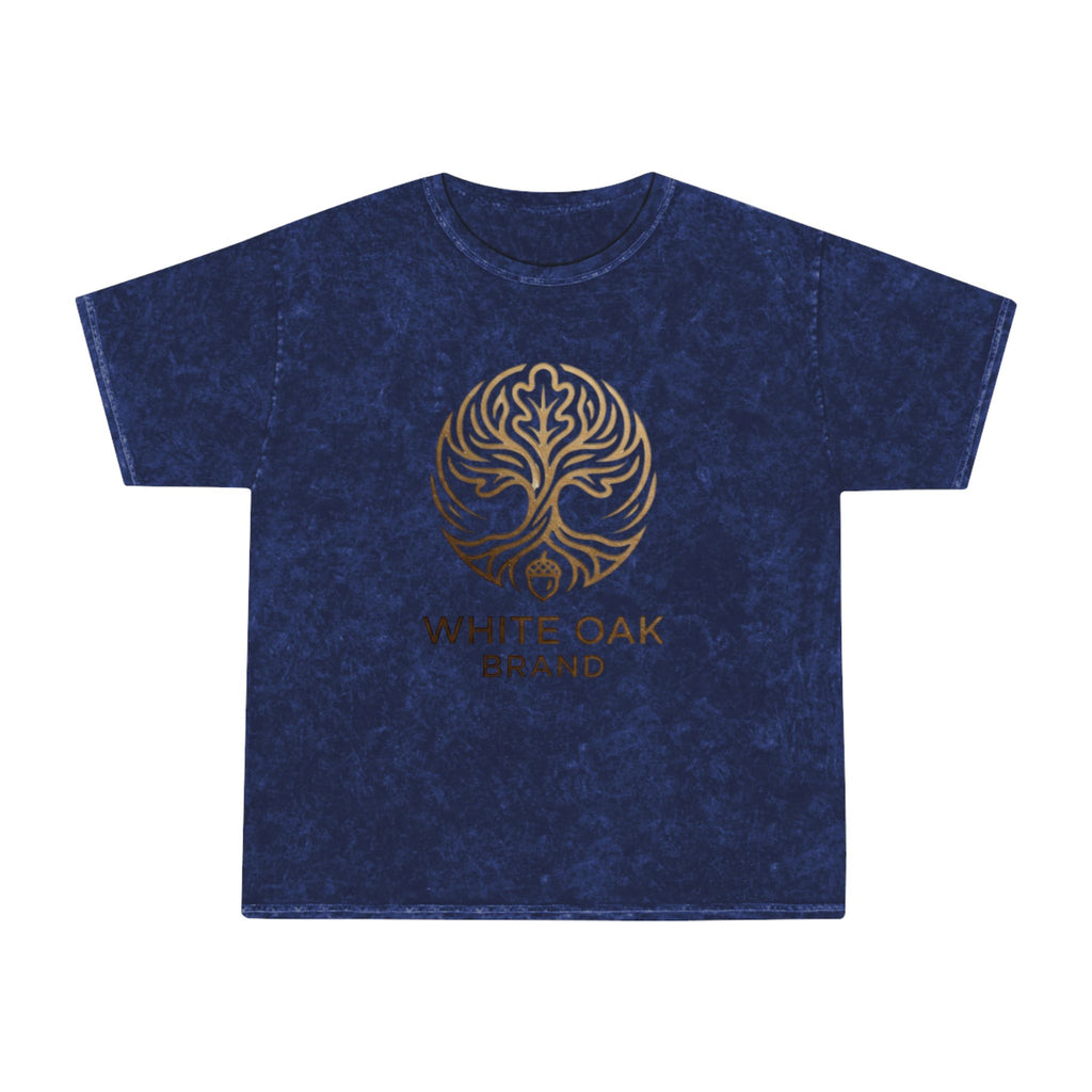White Oak Brand Mineral-Wash Tee — Tree of Life Logo Shirt