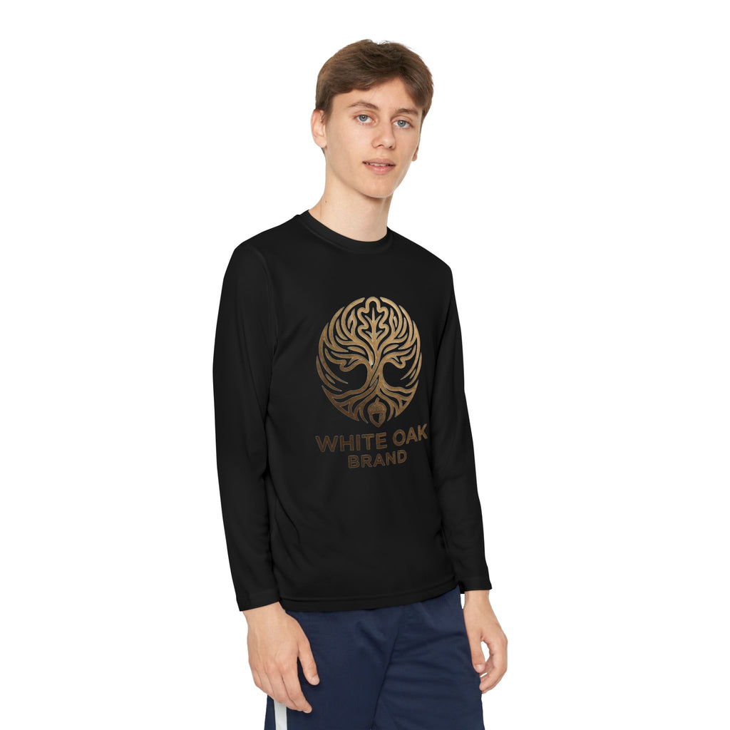 White Oak Logo Youth Long Sleeve Tee