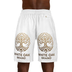 White Oak Brand Men's Logo Jogger Shorts — Athletic Tree Emblem