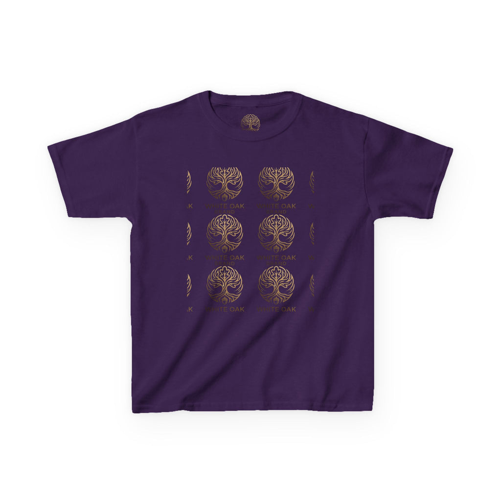 Kids White Oak Tree Tee – Vintage Botanical Tree Graphic Shirt