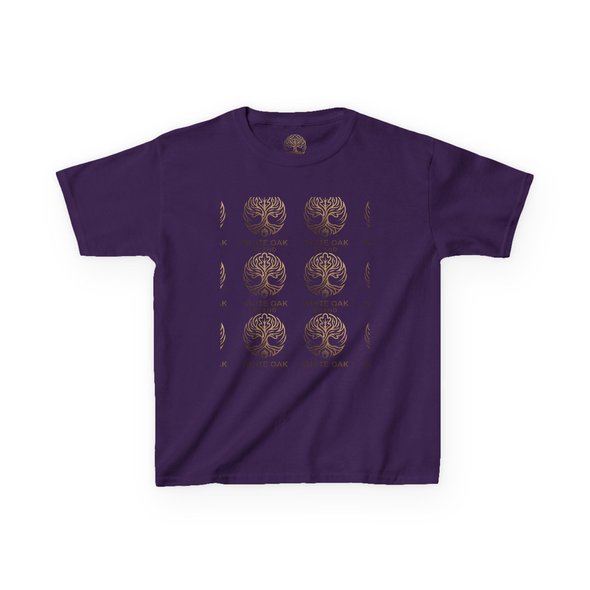 Kids White Oak Tree Tee – Vintage Botanical Tree Graphic Shirt