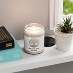 Soy Candle — White Oak Scented 9oz Glass Jar