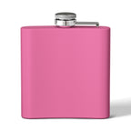 White Oak Brand 6oz Stainless Steel Flask — Engraved Oak Logo Hip Flask, Gift for Groomsmen & Outdoor Enthusiasts