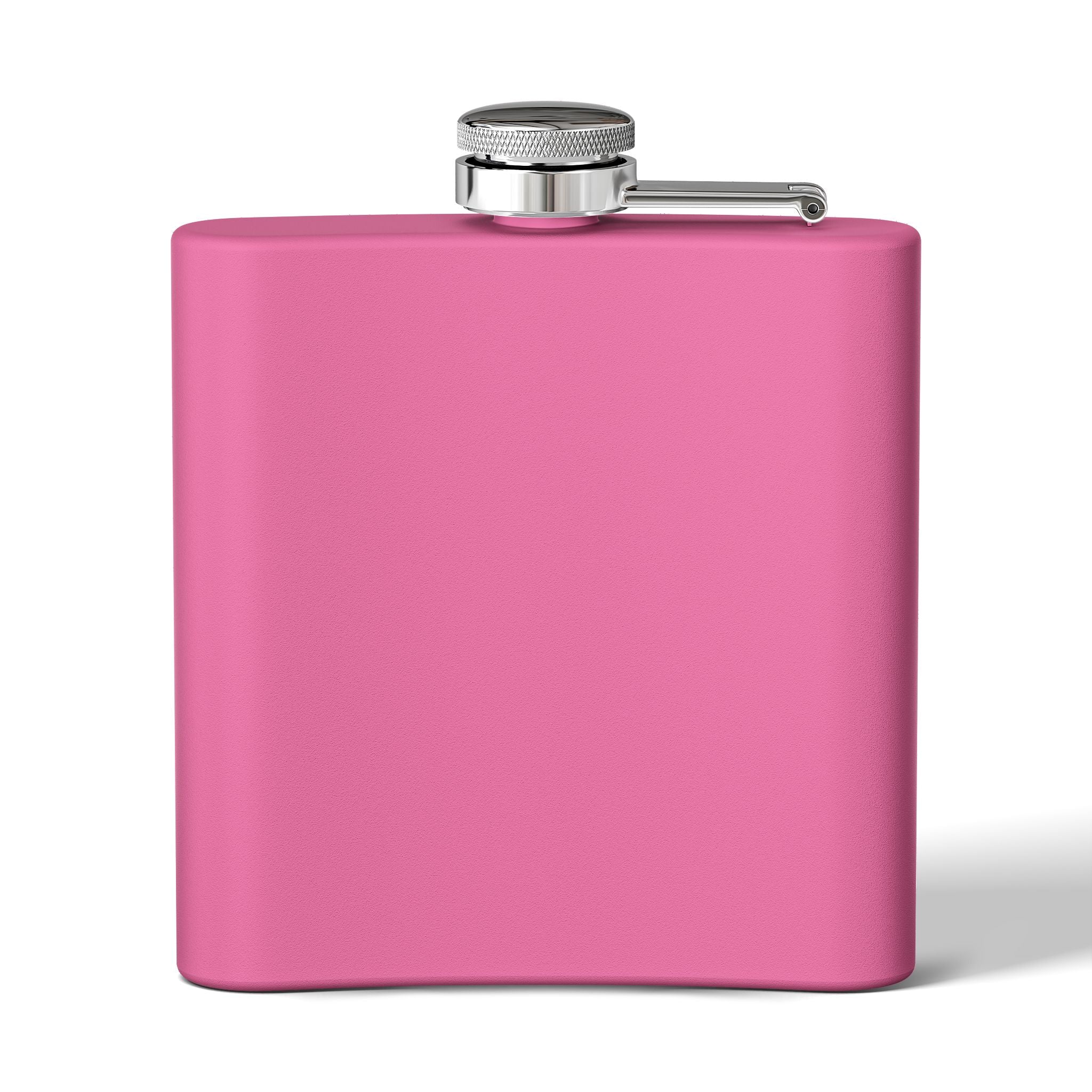 White Oak Brand 6oz Stainless Steel Flask — Engraved Oak Logo Hip Flask, Gift for Groomsmen & Outdoor Enthusiasts