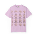 White Oak Brand Repeat Logo T-Shirt — Vintage Tree Skull Graphic Tee