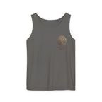 White Oak Brand Tank Top — Minimal Tree Logo Chest Print