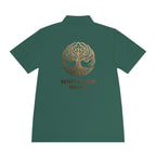 White Oak Brand Men's Polo — Embroidered Tree Logo Performance Shirt