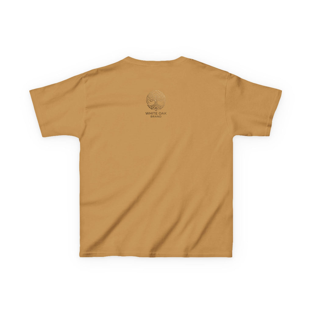 Kids White Oak Tree Tee – Vintage Botanical Tree Graphic Shirt
